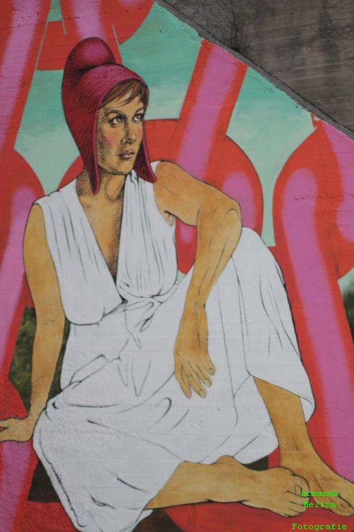 Murale di Jenny Ustick, artista americana, presentato il 13 maggio